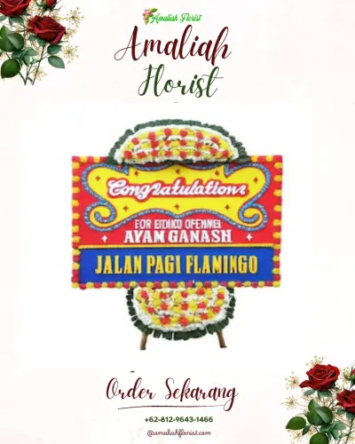 Bunga Papan Congratulation di Pagermaneuh